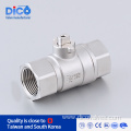 Stainless Steel Light Torque 2PC Floating Ball Valve